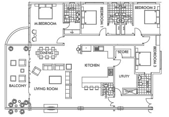 4 BD FLOOR PLAN